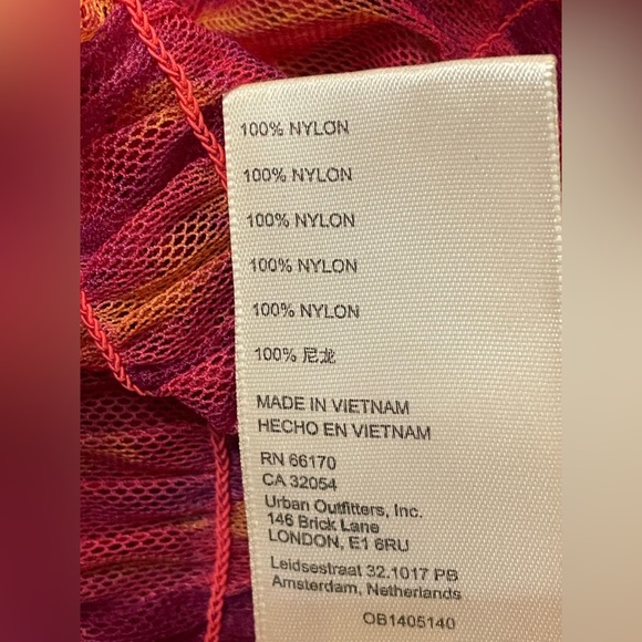 Free People “Hello There Top” NEW Smocked Mesh Crop Top Size Large - Picture 13 of 13